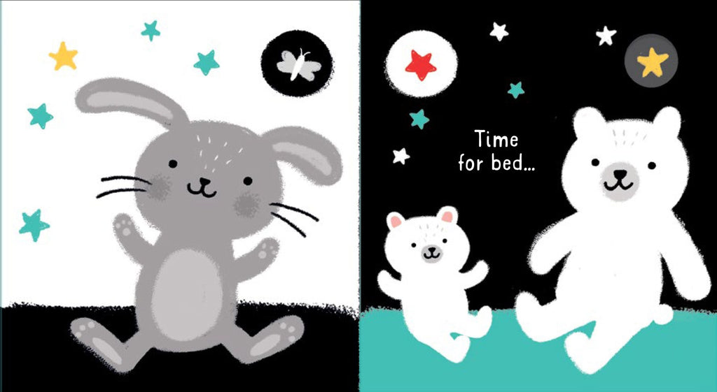 Baby's Black & White Books: Bedtime - Board Book | Usborne