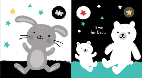 Baby's Black & White Books: Bedtime - Board Book | Usborne