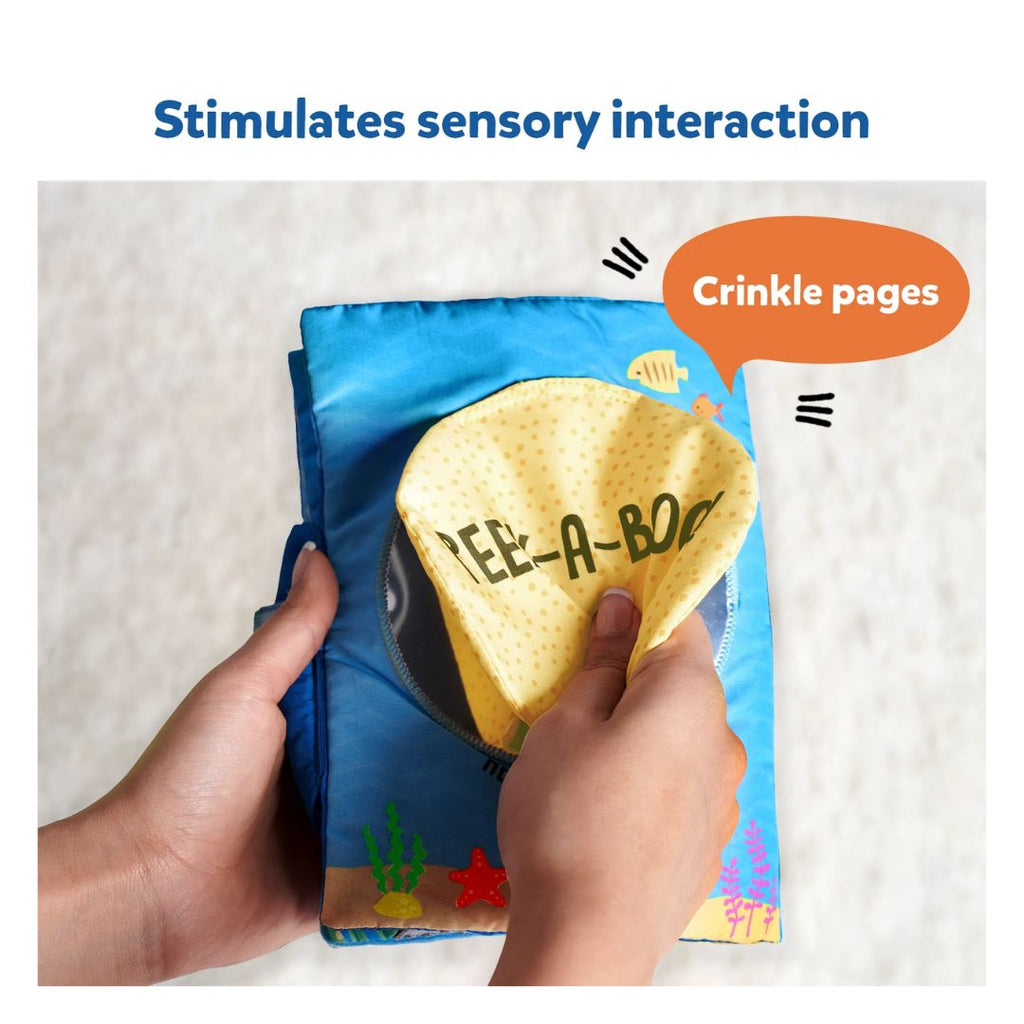 Skillmatics: Peek-A-Boo Under The Sea - Interactive Cloth Book