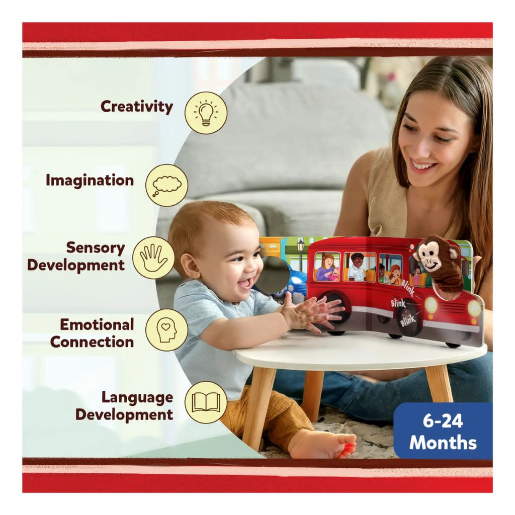 Skillmatics: Puppet Book - The Wheels on the Bus